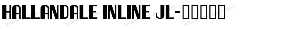 Hallandale Inline JL字体转换